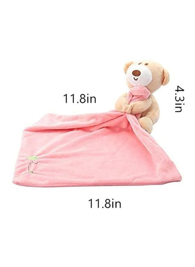 Beauenty Baby Infant Soft Toy With Towel Taddy(4.3), Blanket(11.8x11.8)inch - Image 3