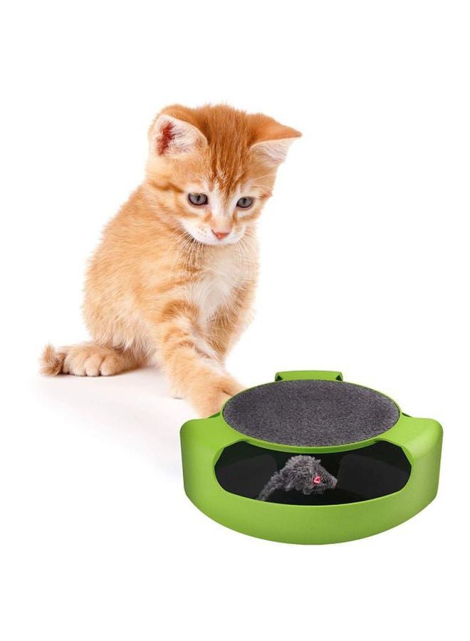 Beauenty Running Mice Toy With Scratching Pad Green/Black/Grey 10x10x2.56inch  - Image 4