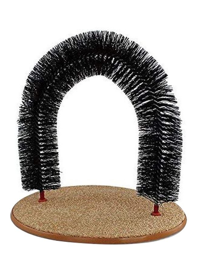 بيوينتي فرشاة 3 في 1 بتصميم قوس للتنظيف الذاتي والتدليك عن طريق العبور من خلالها بيج/بني/أسود 36.3 x 35.28 x 10.21سم - Image 1