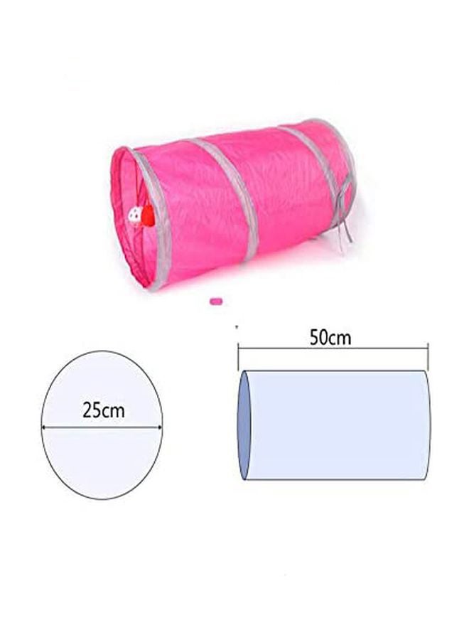 Beauenty Collapsible Play Tunnel Pink 25x50cm - Image 2