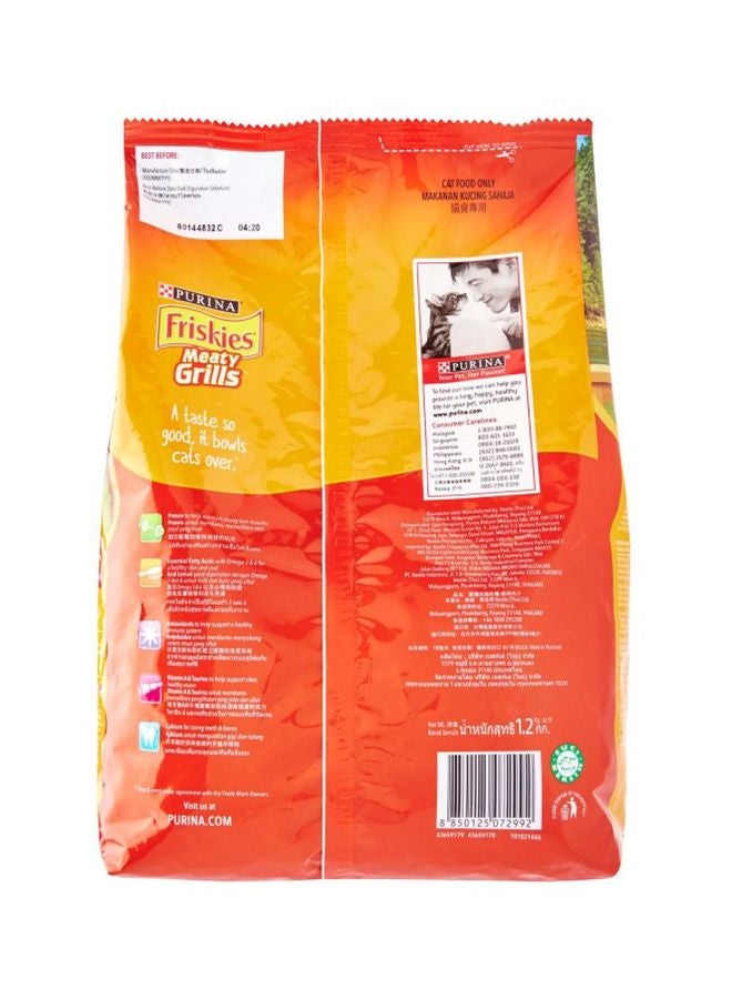 PURINA Friskies Grillers Meaty Tender And Crunchy Bites Cat Food 1.42kg - Image 2
