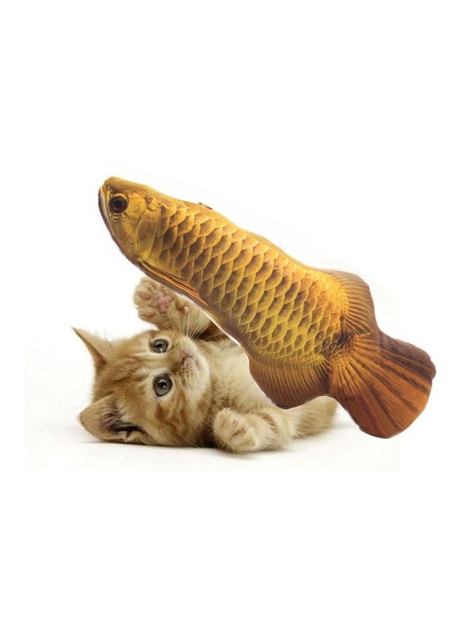 Beauenty Simulation Plush Fish Shape Toy Yellow - Image 2
