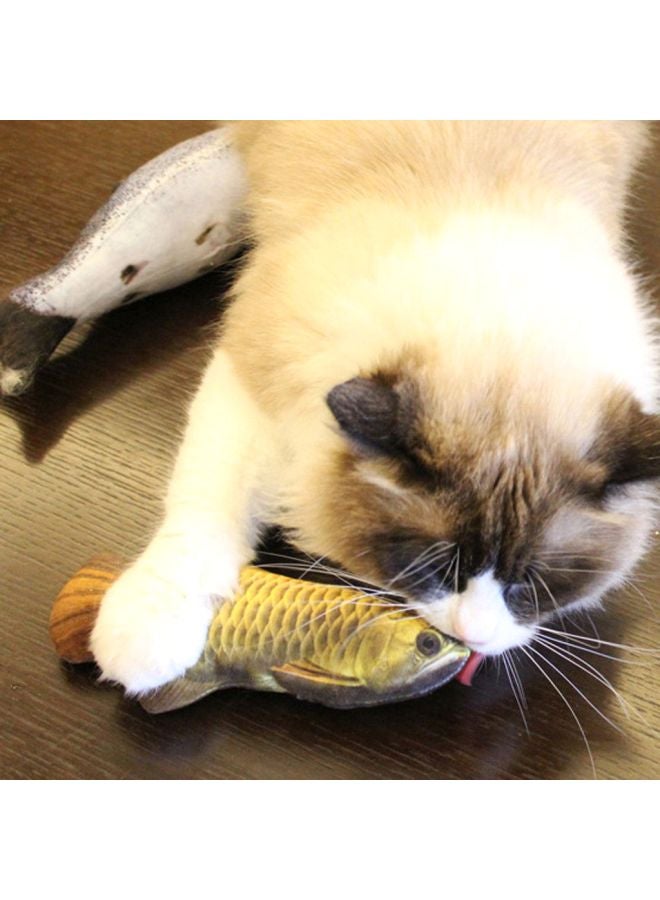 Beauenty Simulation Plush Fish Shape Toy Yellow - Image 3