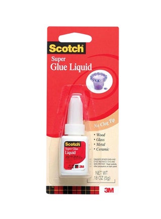 Scotch No Clog Tip Super Glue, 5g Clear - v1608131918/N12274147A_1