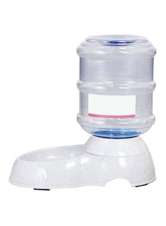 OUTAD Automatic Water And Food Feeder Dispenser White  - Image 1