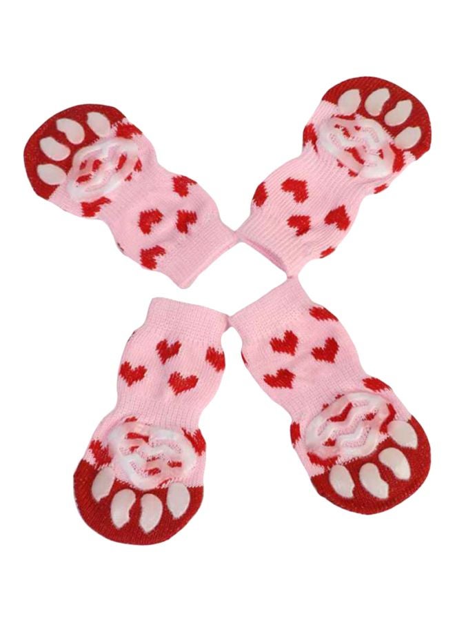 Cute Pattern Pure Cotton Socks For Pets Light Red/Pink - v1608131955/N15571457A_1