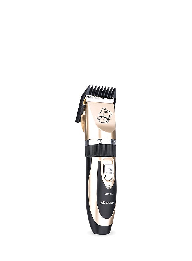 Carno Rechargeable Pet Hair Trimmer Black/Gold - Image 1