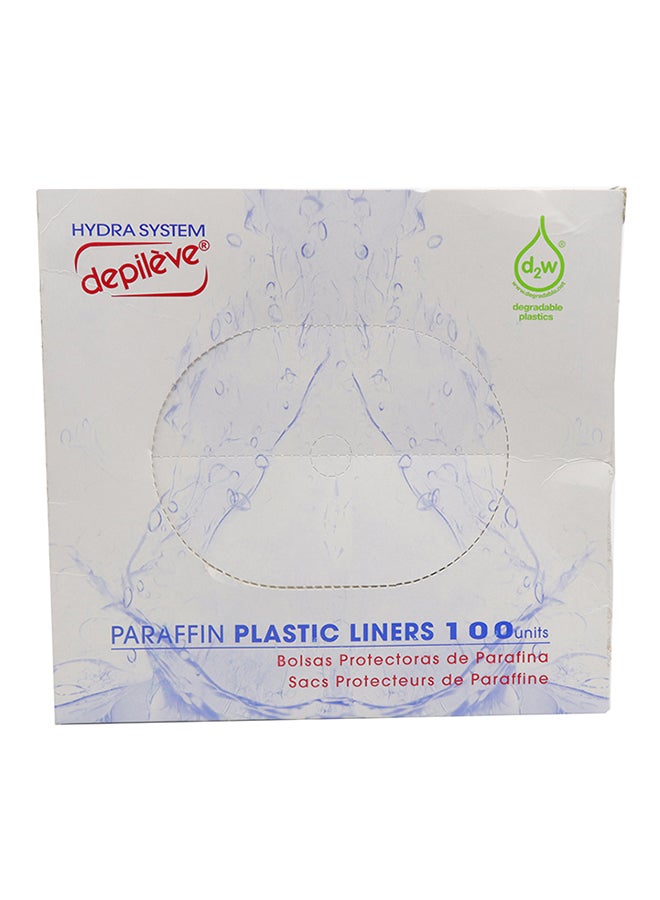 Depileve 100-Piece Paraffin Plastic Liners Set - Image 1