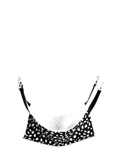 Generic Hanging Hammock Bed Black/White  - Image 1
