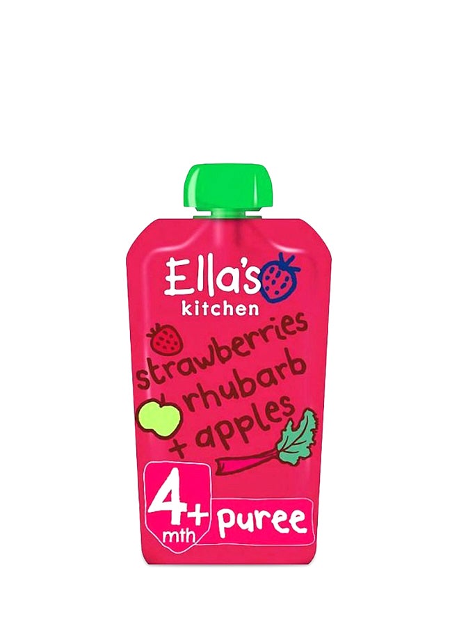 Organic Strawberry Rhubarb Apple Drink 120grams