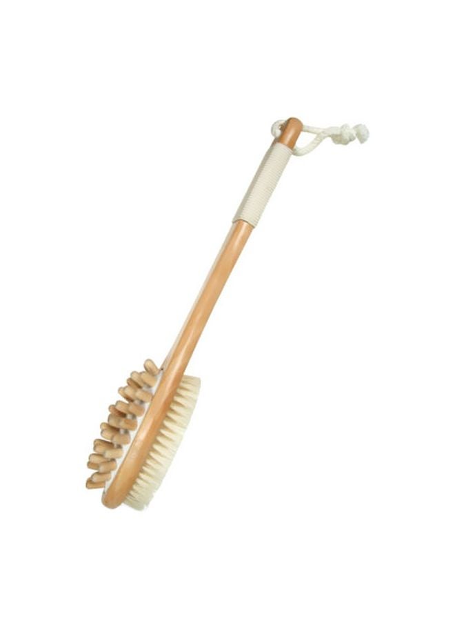 Cellulite Bristle Brush Beige/White