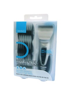 Davinci Hair And Beard Travel Trimmer Silver/Black  - Image 1