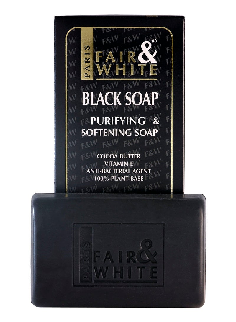 Fair and White Purifying And Softening Soap Black 200grams  - Image 1