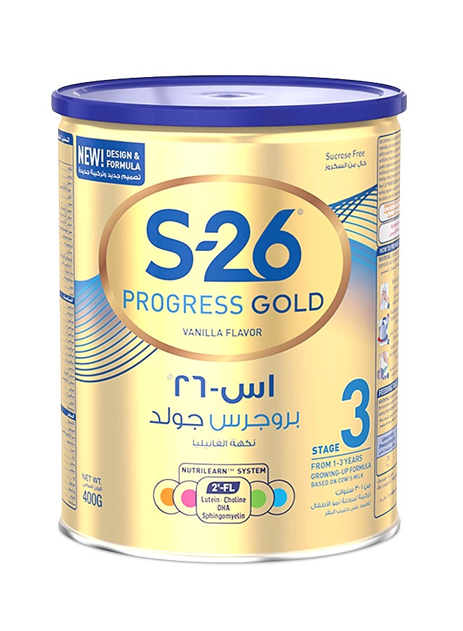 S.26 مسحوق حليب بروجرس جولد - المرحلة 3 400جرام  - Image 1