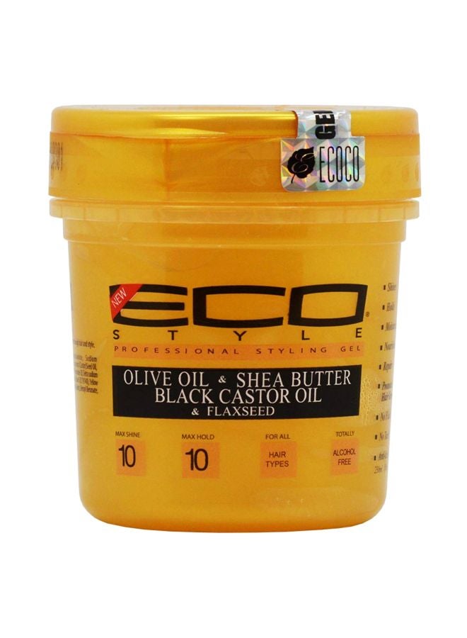 ECOCOCO Black Castor And Flaxseed Oil Styling Gel Gold