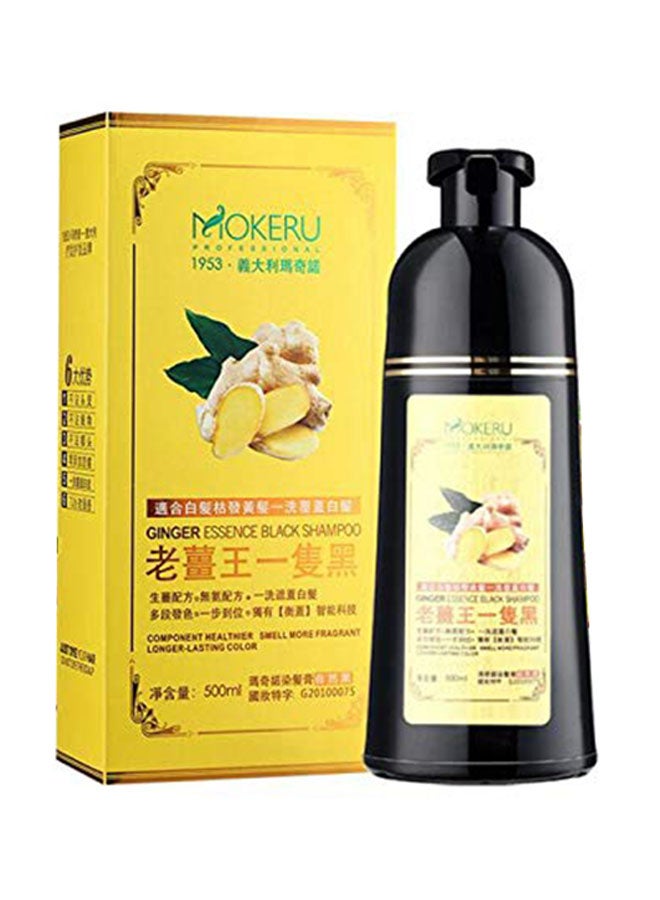 MOKERU Ginger King Herbal Black Hair Dyeing Shampoo 500ml  - Image 1