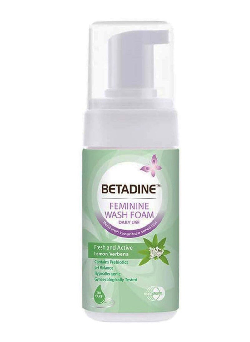 BETADINE Fresh And Active Lemon Verbena Feminine Wash Foam 100ml 