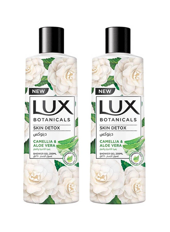 Lux - Botanicals Skin Detox Body Wash Camellia And Aloe Vera 250ml Pack of 2 - Image 1