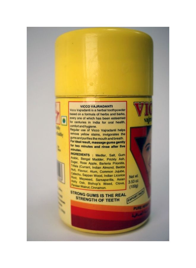 VICCO Vajradanti Herbal Tooth Powder 50grams  - Image 4