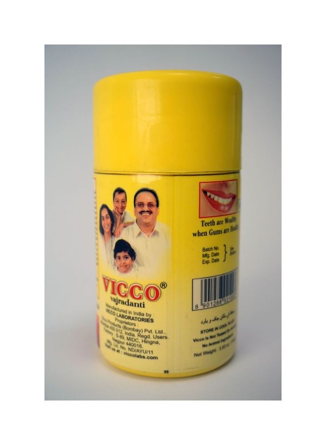 VICCO Vajradanti Herbal Tooth Powder 50grams  - Image 3