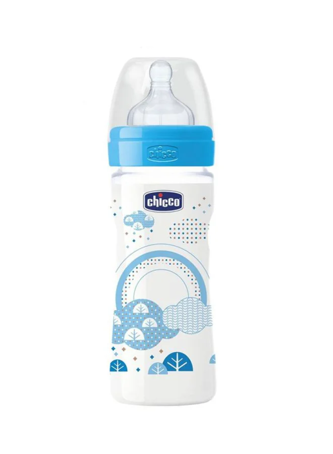 Chicco Well Being Regular Flow Bottle,  250 Milliliter