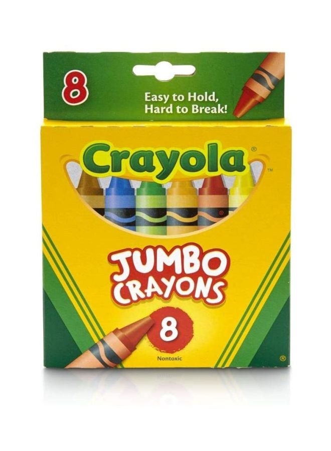 Crayola 8 Non Toxic Crayons Peggable 34.3x7.1x1cm - Image 2