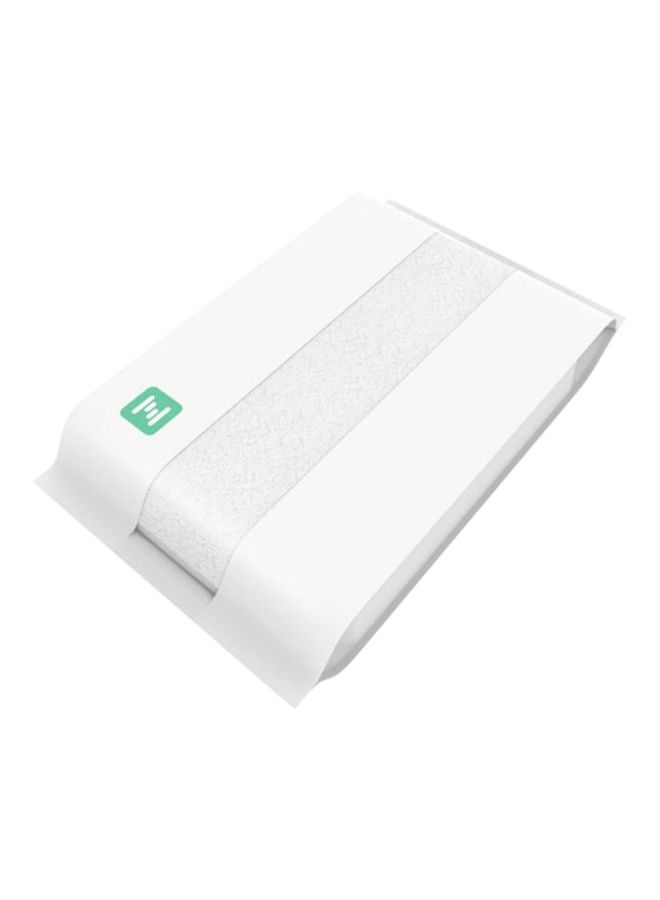 Xiaomi Antibacterial Water Absorption Face Towel White 13x13inch - Image 1