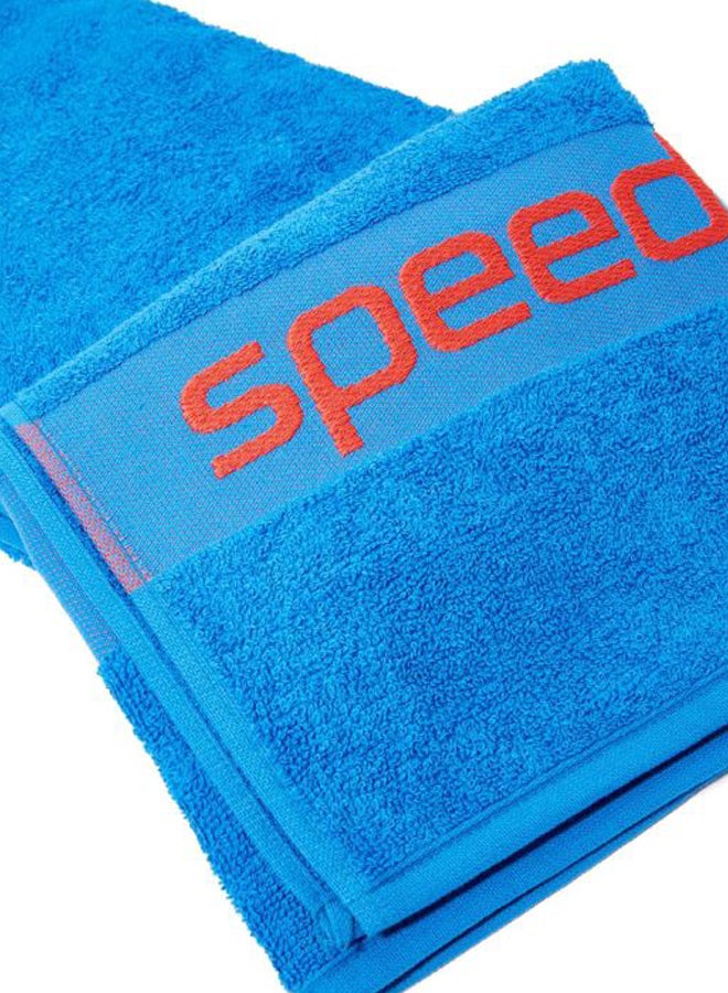 speedo Border Towel Blue 140x70cm - Image 2