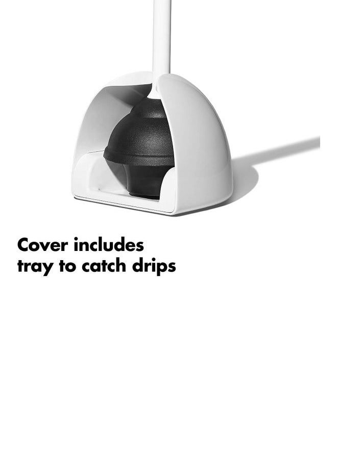 OXO Toilet Plunger White 66x65x238inch  - Image 4