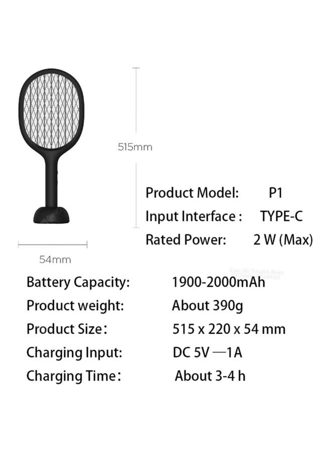 Electric Mosquito Swatter Bat Black 52cm - v1608141919/N29214653A_2