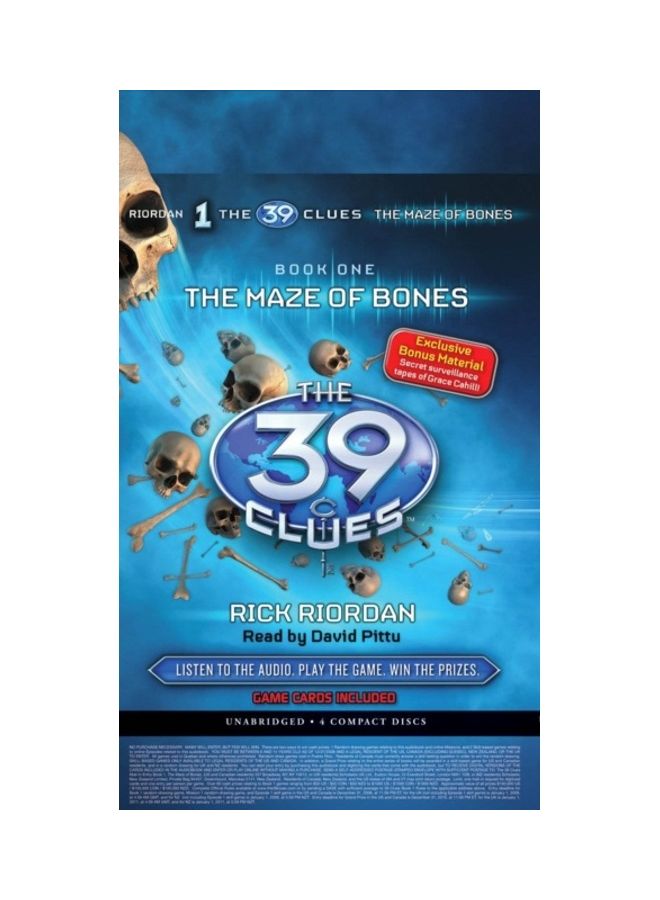 The 39 Clues: The Maze Of Bones Hardcover English by Rick Riordan - 39722 