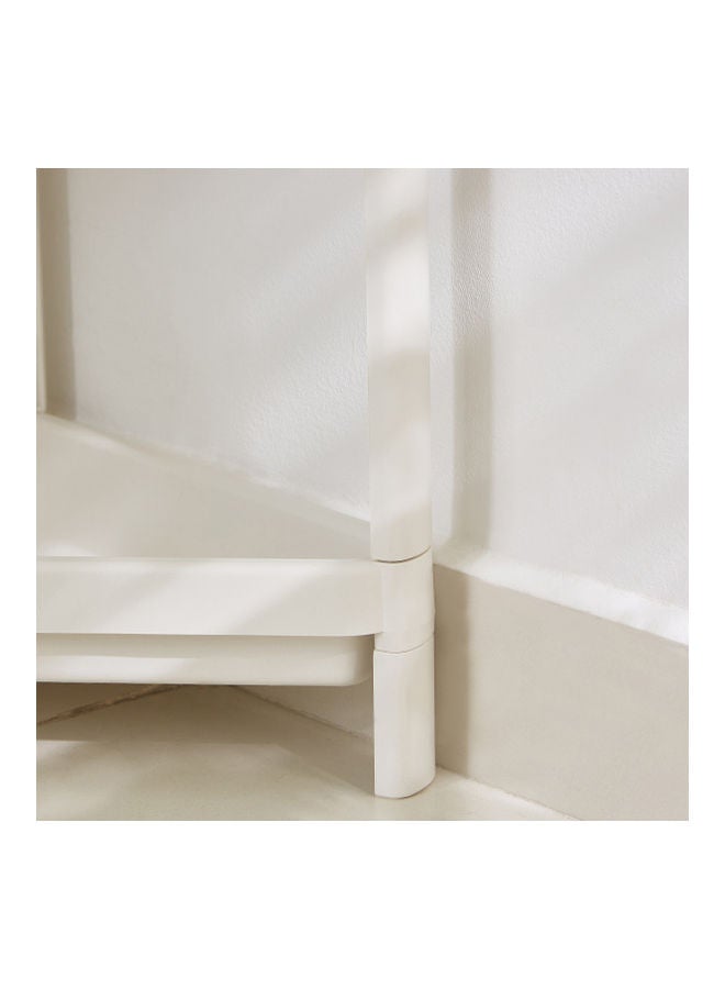 Home Box - Allure Triangular 3-Tier Bathroom Caddy White 26x10x19.5cm - Image 1