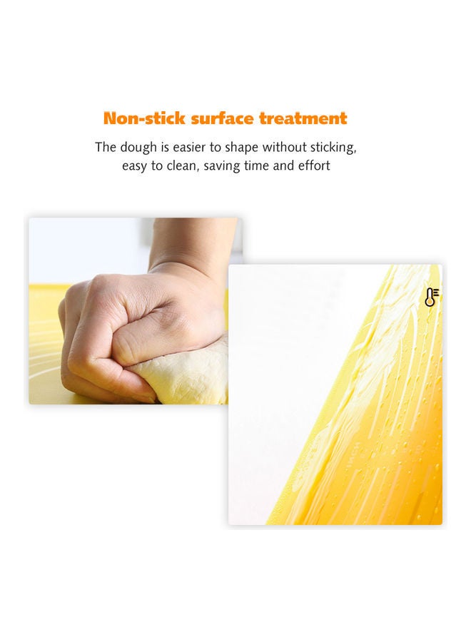 Generic - Silicone Baking Mat Dough Pad Yellow 50 x 2.5 x 2.5cm - Image 1