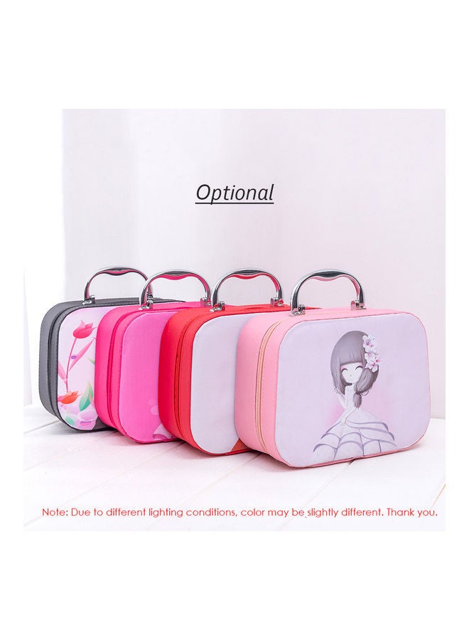 70 Slots Diamond Storage Box With Bottles Cartoon Princess Printing Portable Carry Bag Multicolour 23*9.5*17.5cm - Image 3