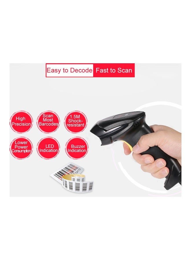Bidirectional USB Cable Laser Barcode black  - Image 3