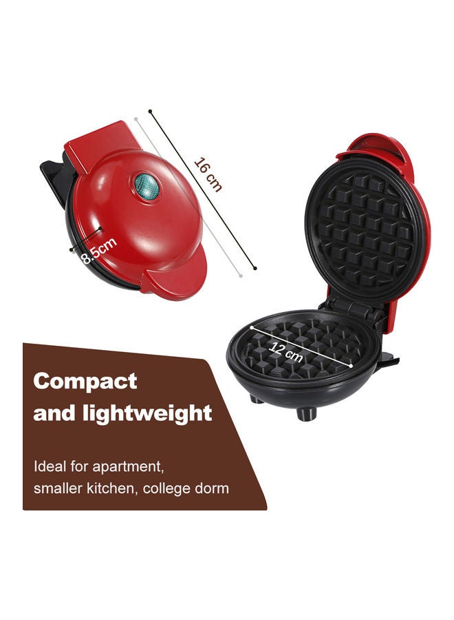 Mini Waffle Maker Breakfast Machine Non Stick Easy Clean multicolour 18*9.4*14.3cm - Image 2