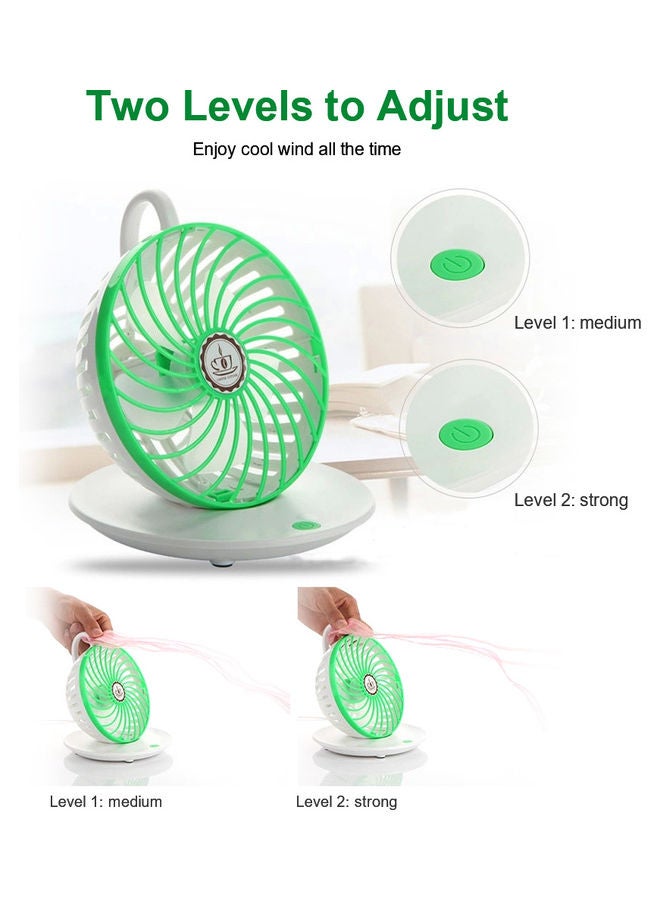 Generic Coffee Cup USB Fan Green  - Image 3