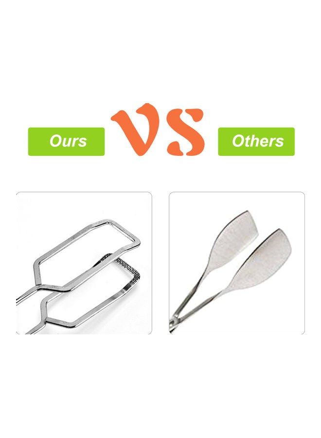 Generic - Scissor Tongs Barbecue BBQ Grill Red 39.5*2*4.4cm - Image 1