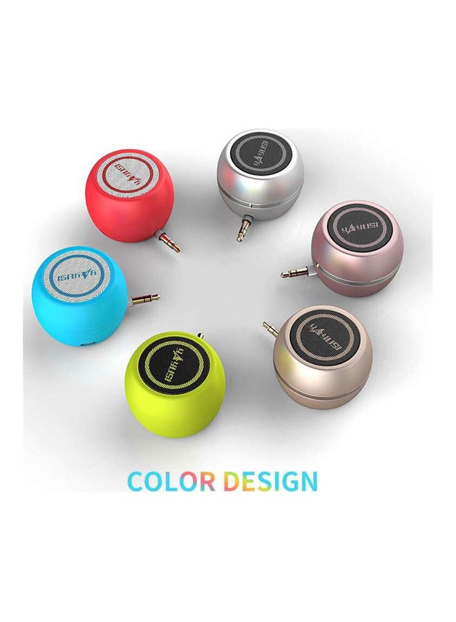 A5 In-Line Audio Mini Speaker External Amplifier Red - Image 3