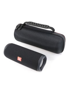 ماركة غير محددة حقيبة تخزين لمكبر الصوت JBL فليب 5 تشارج 4 BT ساوند بوكس للسفر مضاد للصدمات والماء من أسيتات إيثيلين فاينيل أسود 25*8*9سم  - Image 2