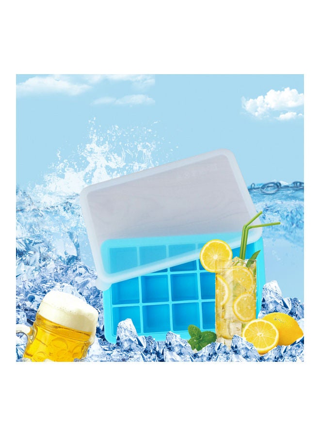 Ice Cube Trays Release Silicone 15 Grids Black 19.5*4*12.5cm - Image 3