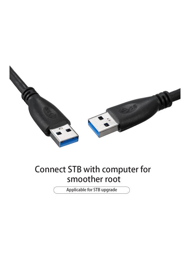 كابل تمديد USB 3.0 ذكر إلى كابل ذكر نوع A بسرعة 5 جيجابت في الثانية لنقل البيانات لمحركات الأقراص الصلبة ومرفقات الطابعات وأجهزة المودم (لون أزرق) أزرق - Image 4