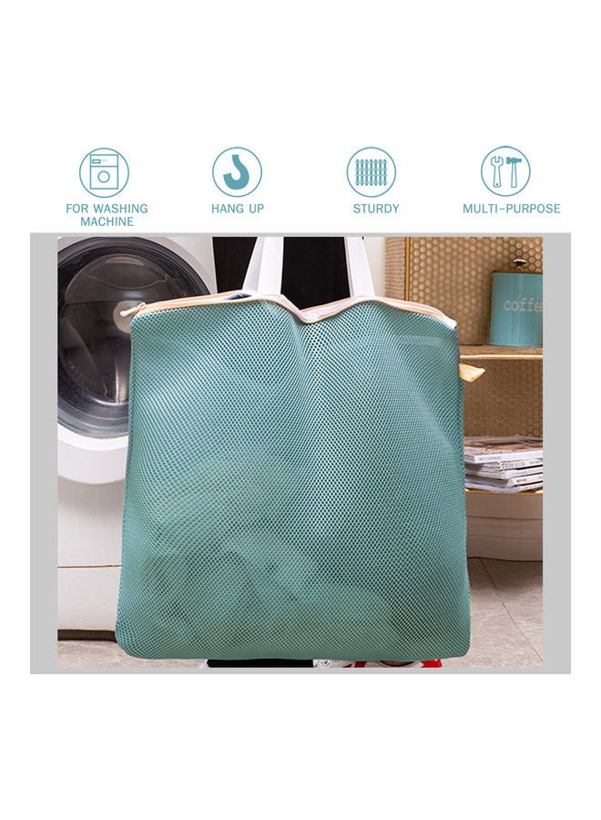 كيس شبك لغسيل الملابس مزودة بسحاب وردي - Image 4