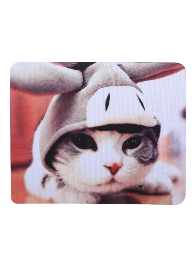 Generic Anti-Slip Mouse Mat Rubber for Laptop Computer  Cat Pattern Multicolour  - Image 1