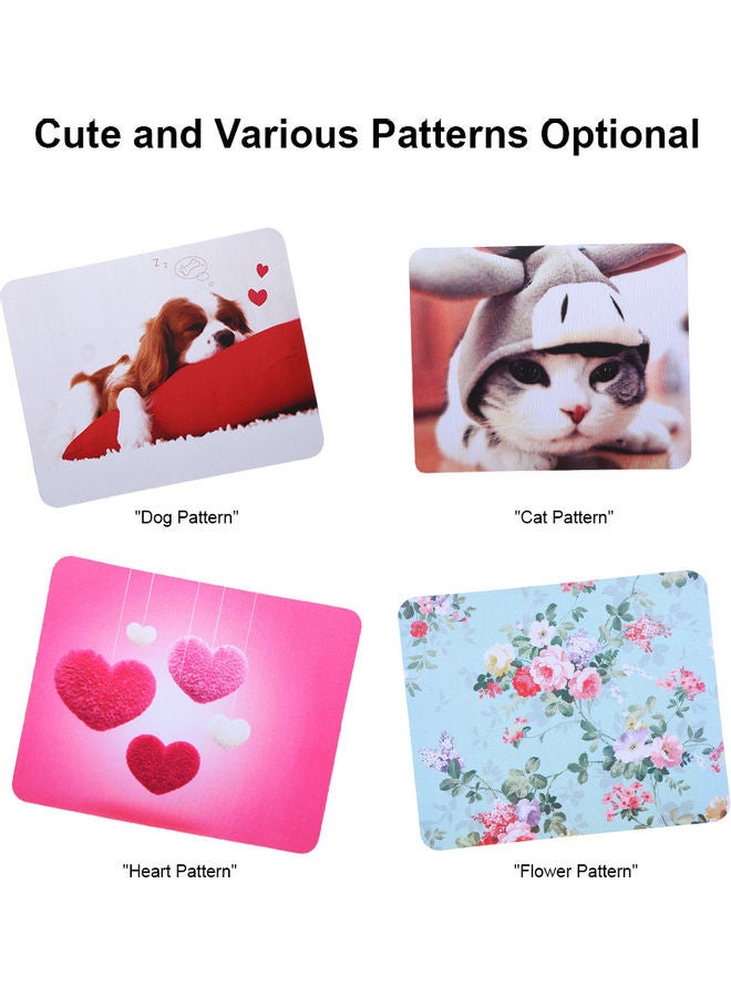 Generic Anti-Slip Mouse Mat Rubber for Laptop Computer  Cat Pattern Multicolour  - Image 2