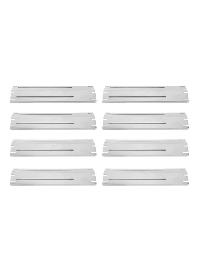 4-Piece Of Universal Flame Tamer Grill Replacement Parts Heat Shield Plate multicolour 32 x 5.2 x 11cm - Image 5