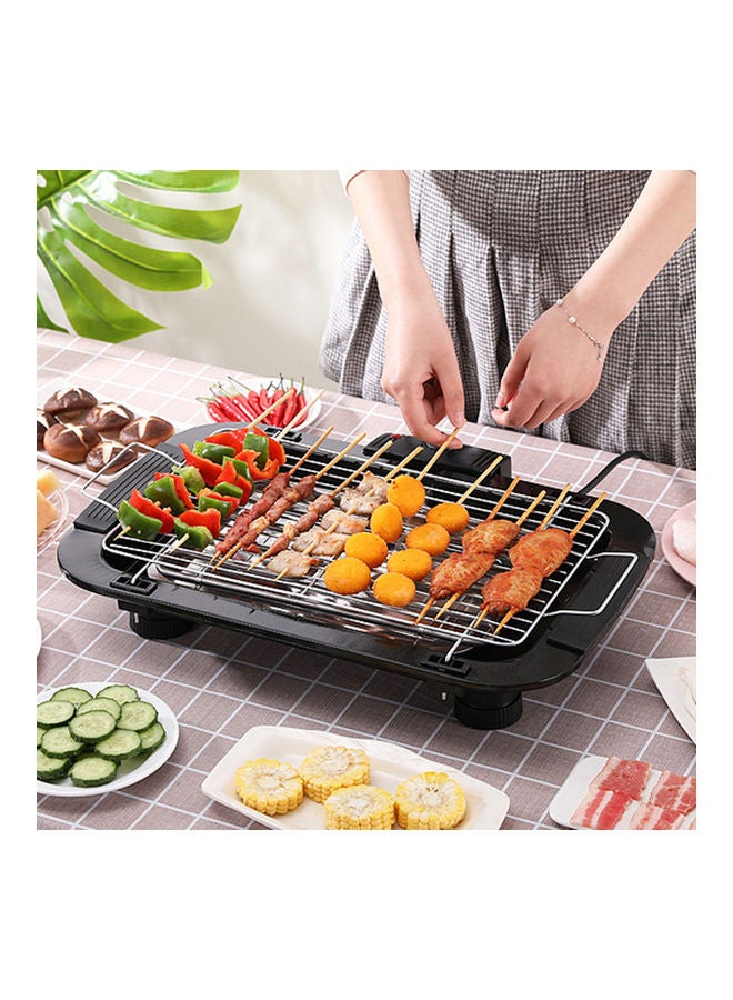Generic - Electric BBQ Grill Portable Tabletop Black 50 x 12 x 30cm - Image 1