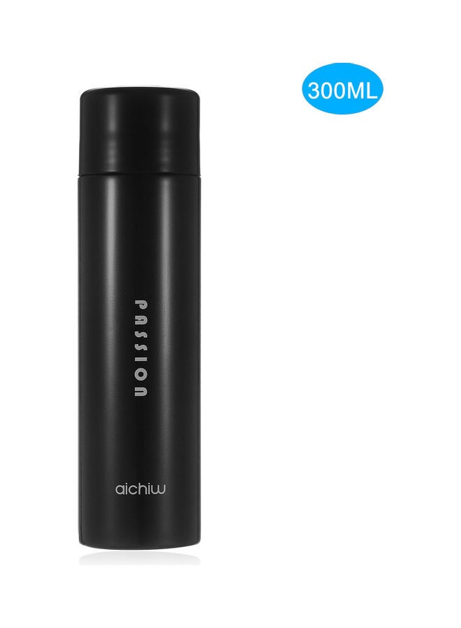 Vacuum Insulation Water Bottle Double Wall Stainless Steel Mug Black  - Image 1