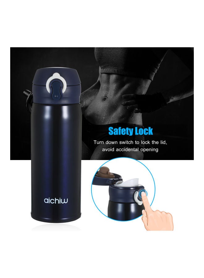 Stainless Steel Travel Mug Navy blue  - Image 5