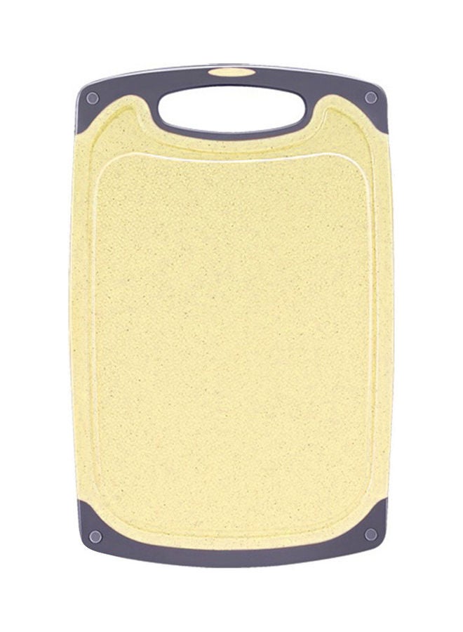 Non-Slip Chopping Board Yellow/Black 25.5 x 15.5cm 